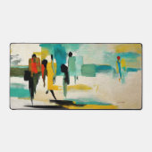 Noontide Vibrance – Abstracte Figuren Bureaumat (Voorkant)