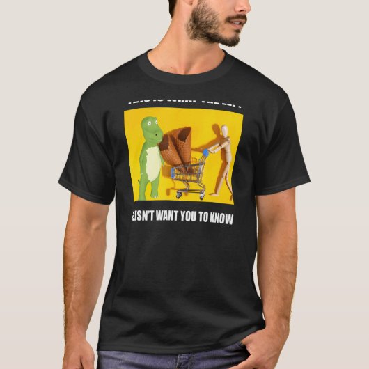 Nooo Linker Meme Weird Ironic Dumb Progressive J T-shirt (Voorkant)