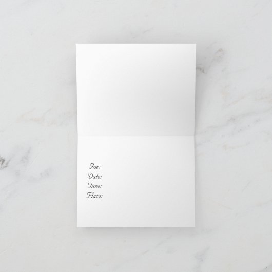 Noopard Fur Pattern Invitation (Binnen)