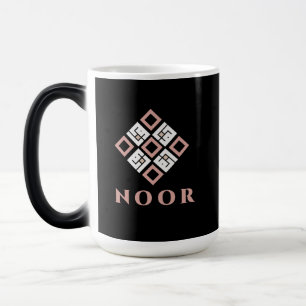 NOOR Naam Mok Modern Kufische Geometrisch Patroo