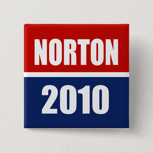 NOORD 2010 VIERKANTE BUTTON 5,1 CM (Voorkant)