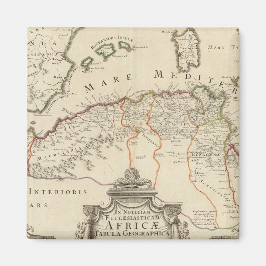 Noord-Afrika 3 Magneet (Voorkant)