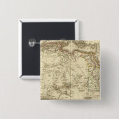 Noord-Afrika 3 Vierkante Button 5,1 Cm (Voorkant /achterkant)