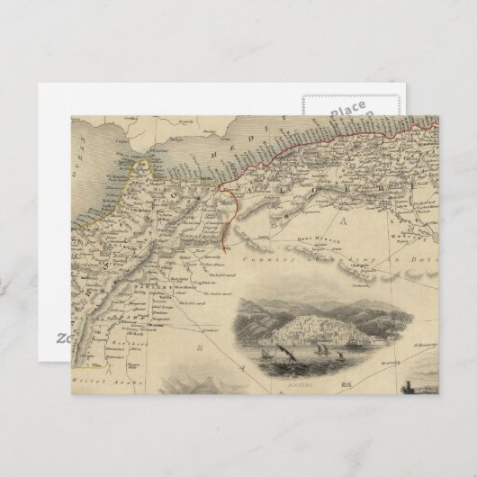 Noord-Afrika Briefkaart (Voorkant / Achterkant)