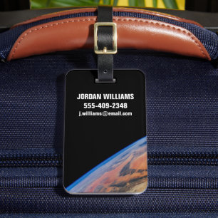 Noord-Afrika en de grote Libische woestijn. Bagagelabel