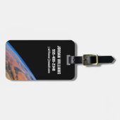 Noord-Afrika en de grote Libische woestijn. Bagagelabel (Voorkant horizontaal)