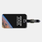 Noord-Afrika en de grote Libische woestijn. Bagagelabel (Achterkant horizontaal)