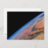 Noord-Afrika en de grote Libische woestijn. Briefkaart (Voorkant / Achterkant)