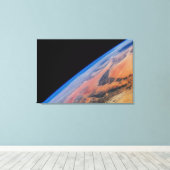 Noord-Afrika en de grote Libische woestijn. Canvas Afdruk (Insitu (Houten vloer))