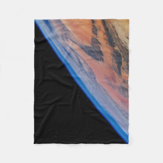 Noord-Afrika en de grote Libische woestijn. Fleece Deken (Voorkant)