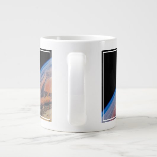 Noord-Afrika en de grote Libische woestijn. Grote Koffiekop (Achterkant)