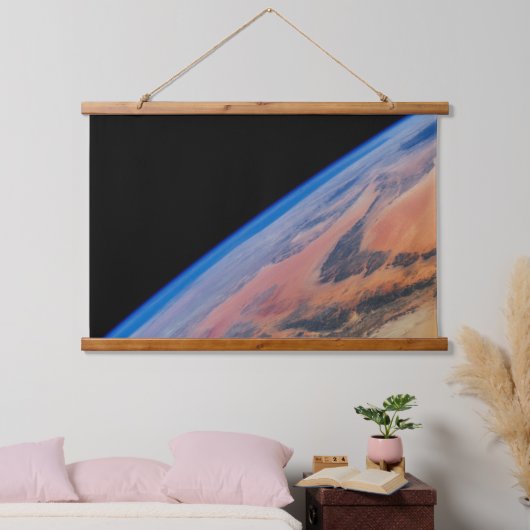 Noord-Afrika en de grote Libische woestijn. Hangend Wandkleed (Slaapkamer)