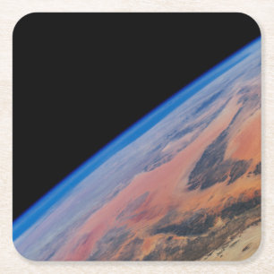 Noord-Afrika en de grote Libische woestijn. Kartonnen Onderzetters