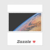 Noord-Afrika en de grote Libische woestijn. Sticker (Vel)