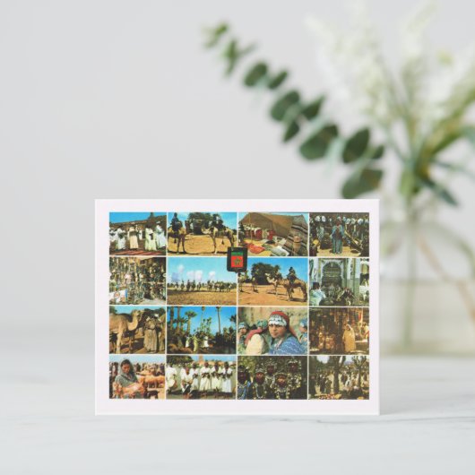 Noord-Afrika, Marokko, Marrakesh, Multiview Briefkaart (Staand voorkant)