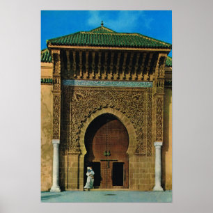 Noord-Afrika, Meknes, moskee, Tanger Poster