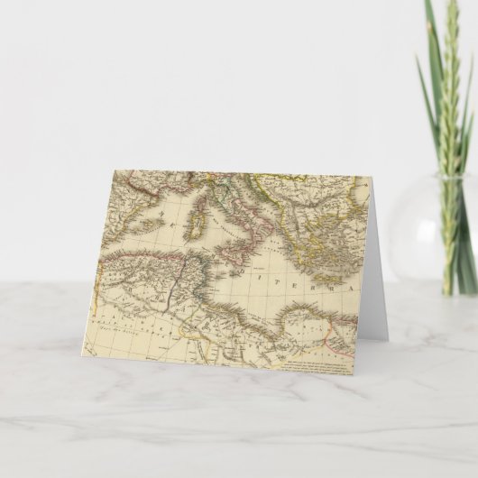 Noord-Afrika, Middellandse-Zeegebied Feestdagen Kaart (Voorkant)