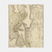 Noord-Afrika, Middellandse-Zeegebied Fleece Deken (Voorkant)