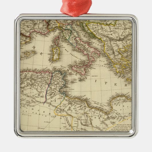 Noord-Afrika, Middellandse-Zeegebied Metalen Ornament (Voorkant)