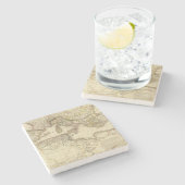 Noord-Afrika, Middellandse-Zeegebied Stenen Onderzetter (Zijkant)