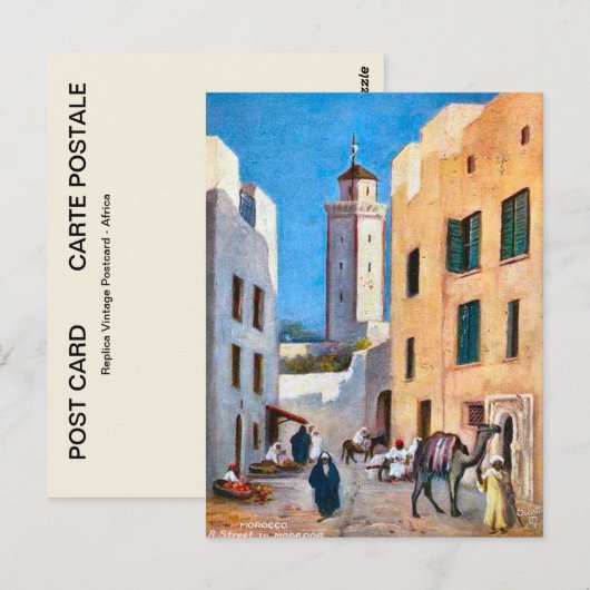  Noord-Afrika, Mogador, Marokko Briefkaart (Voorkant / Achterkant)