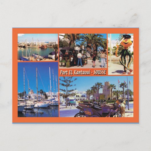 Noord-Afrika, Sousse Tunesië Briefkaart (Voorkant)