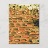 Noord-Afrika, Tannery, Marrakesj, Marokko Briefkaart (Voorkant)