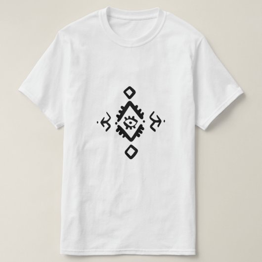 Noord-Afrikaanse Algerijn Amazigh Evil Eye T-shirt (Design voorkant)