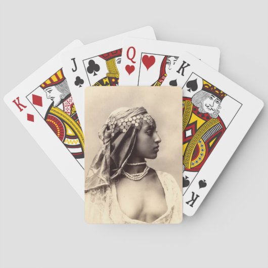 Noord-Afrikaanse vrouw Pokerkaarten (Achterkant)