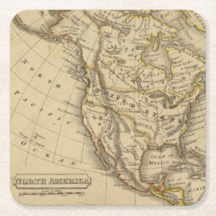 Noord-Amerika 10 Kartonnen Onderzetters