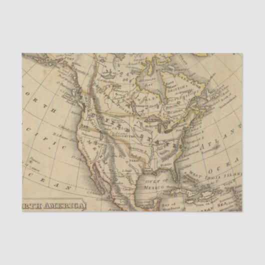Noord-Amerika 10 Tissuepapier (Voorkant)