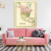 Noord-Amerika 11 Canvas Afdruk (Insitu (Woonkamer))