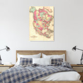 Noord-Amerika 12 Canvas Afdruk (Insitu (Slaapkamer))