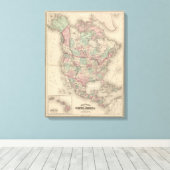 Noord-Amerika 14 Canvas Afdruk (Insitu (Houten vloer))