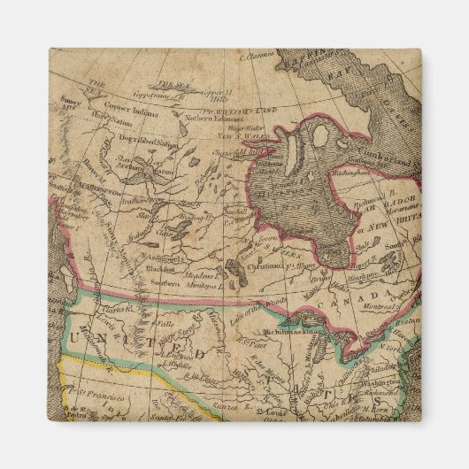 Noord-Amerika 14 Magneet (Voorkant)