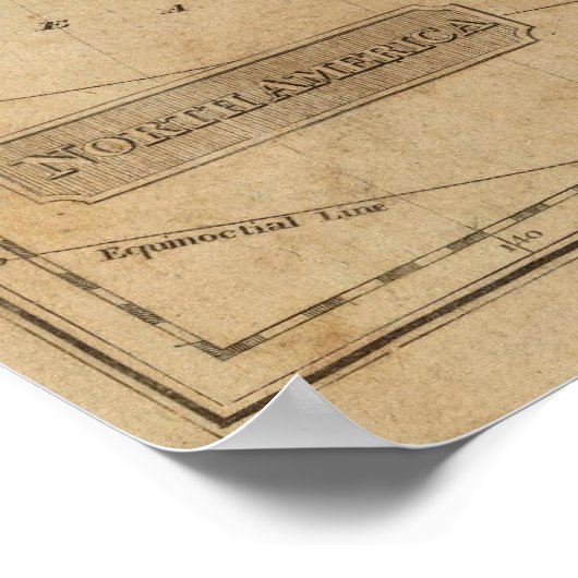 Noord-Amerika 14 Poster (Hoek)