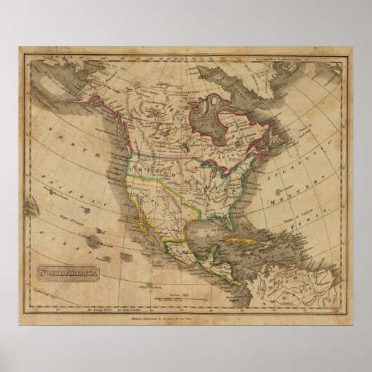 Noord-Amerika 14 Poster (Voorkant)