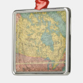 Noord-Amerika 16 Metalen Ornament (Links)
