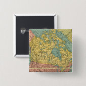 Noord-Amerika 16 Vierkante Button 5,1 Cm (Voorkant /achterkant)