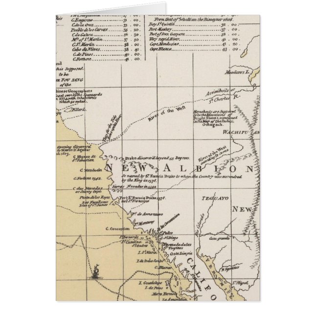 Noord-Amerika, 1782 (Voorkant)