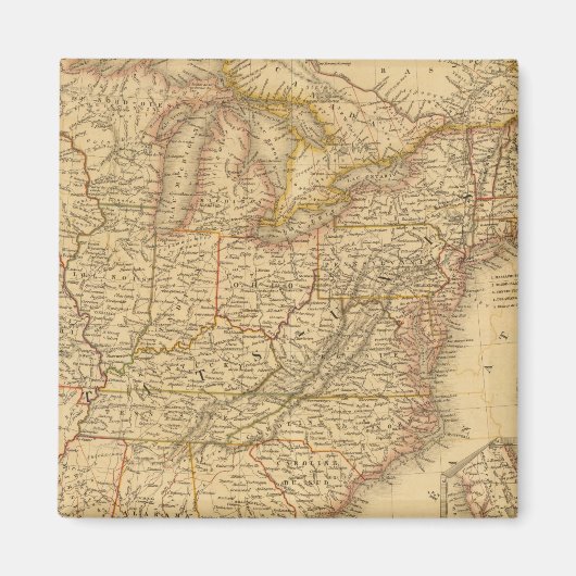 Noord-Amerika 17 Magneet (Voorkant)
