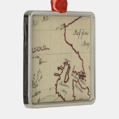 Noord-Amerika 17 Metalen Ornament (Rechts)
