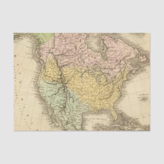 Noord-Amerika 20 2 Tissuepapier (Voorkant)