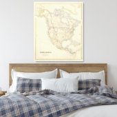 Noord-Amerika 20 Canvas Afdruk (Insitu (Slaapkamer))