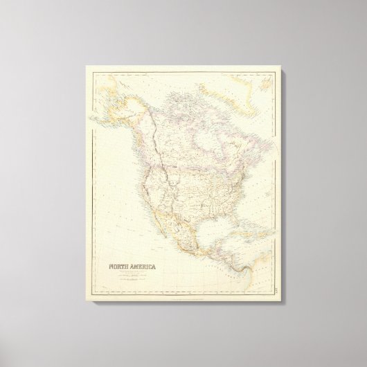Noord-Amerika 20 Canvas Afdruk (Voorkant)