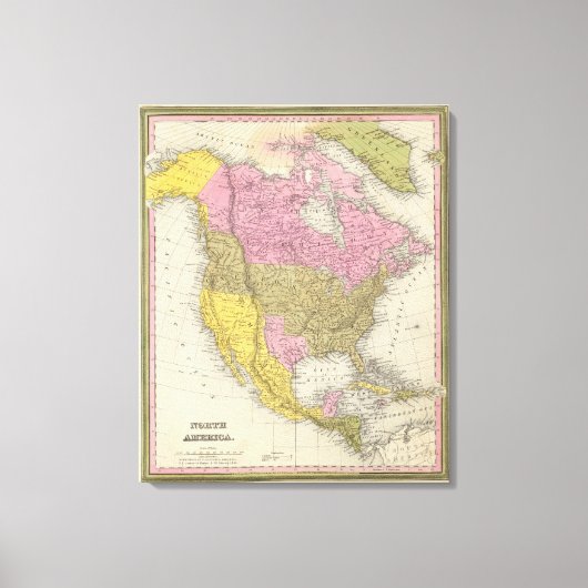 Noord-Amerika 21 Canvas Afdruk (Voorkant)