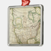 Noord-Amerika 21 Metalen Ornament (Links)