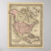 Noord-Amerika 21 Poster (Voorkant)