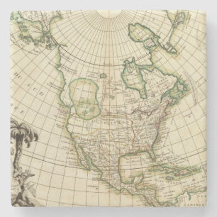 Noord-Amerika 21 Stenen Onderzetter