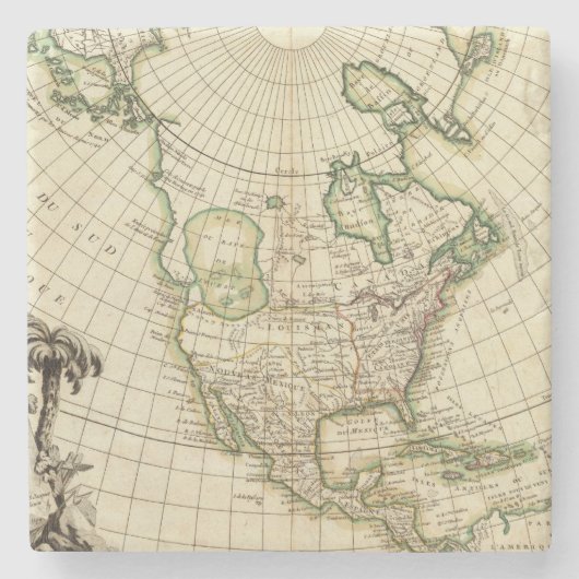 Noord-Amerika 21 Stenen Onderzetter (Voorkant)